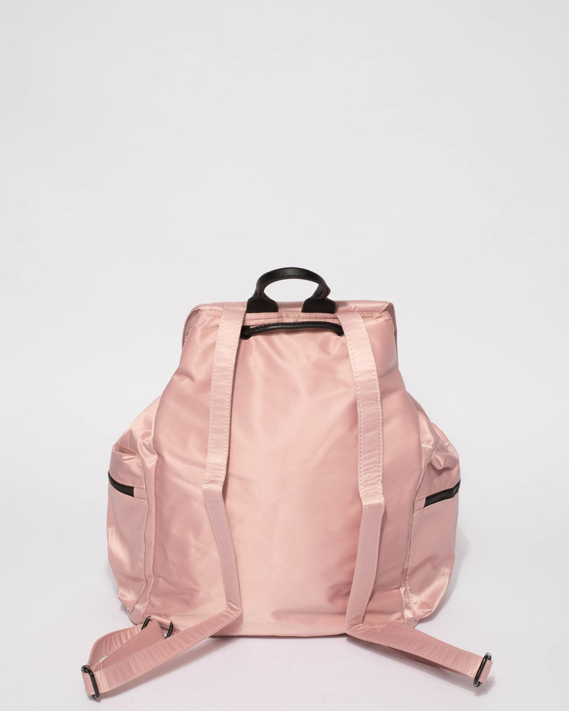 Pink Sara Zipper Backpack
