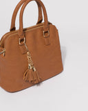 Olivia Tan Tassel Slouch