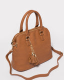 Olivia Tan Tassel Slouch