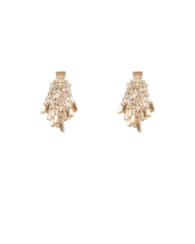 Dazzle Gold Drop Earrings