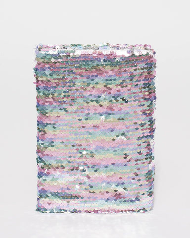 Multi Colour Flipped Sequin A5 Notebook
