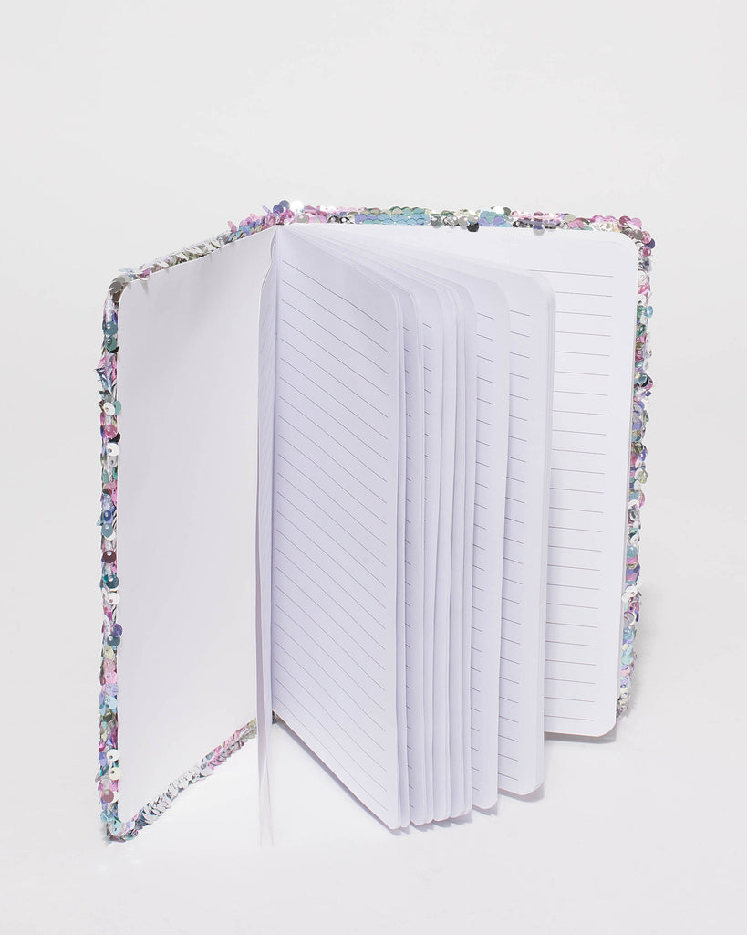 Multi Colour Flipped Sequin A5 Notebook