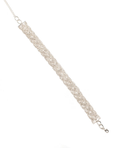 Diamante Chain Twisted Choker Necklaces