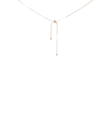 Adjustable Metal Choker Necklace