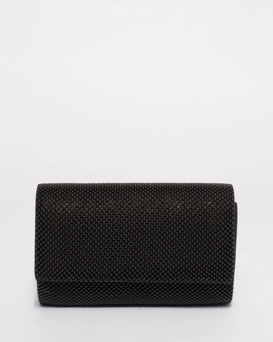 Black Kira Evening Clutch Bag