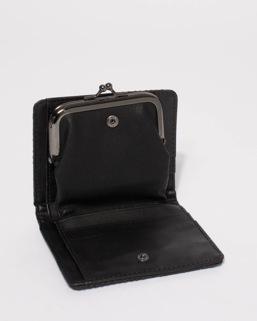 Black Chainmail Serena Mini Wallet
