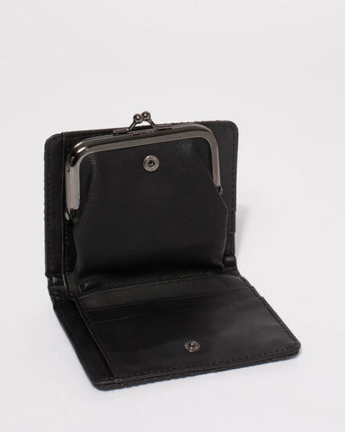 Black Chainmail Serena Mini Wallet