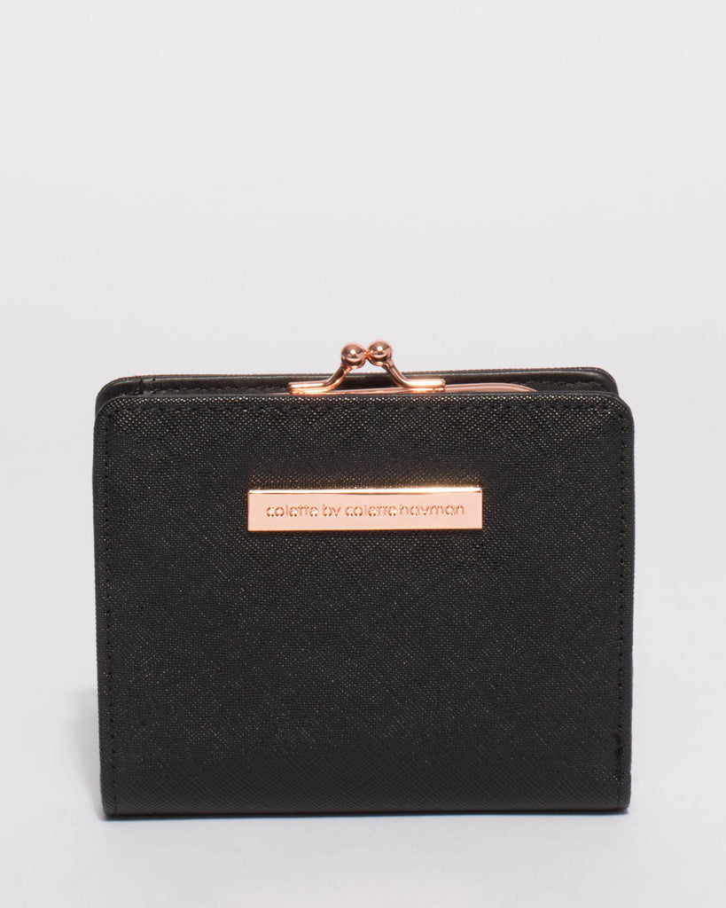 Black Serena Mini Wallet
