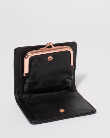Black Serena Mini Wallet