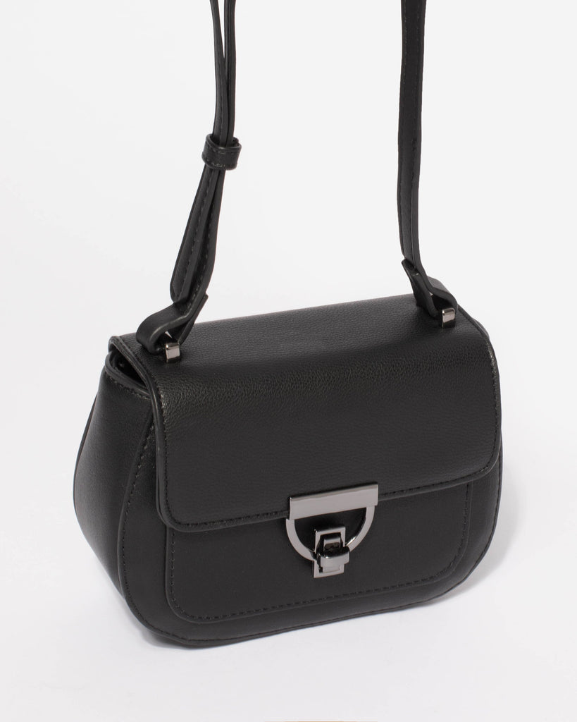 Black Madison Mini Crossbody
