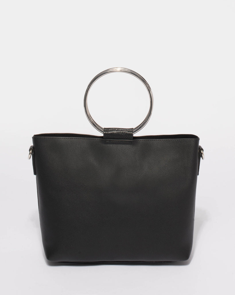 2 In 1 Bailey Black Ring Tote