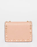 Pink Star Stud Crossbody Bag
