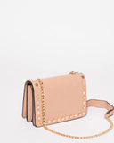 Pink Star Stud Crossbody Bag