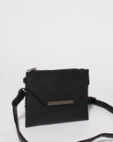 Black Saffiano Clarise Small Purse