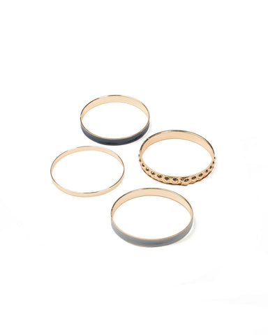 Multi Bangle Blue Wristwear