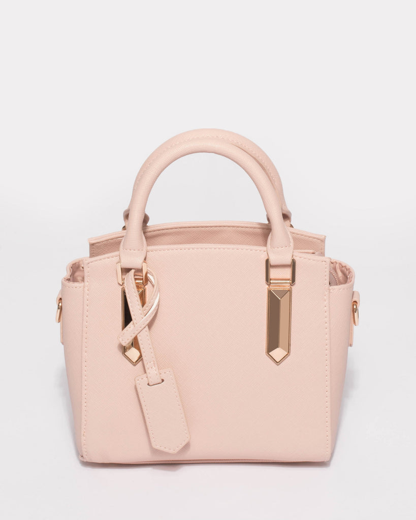 Pink Carlie Mini Tote Bag