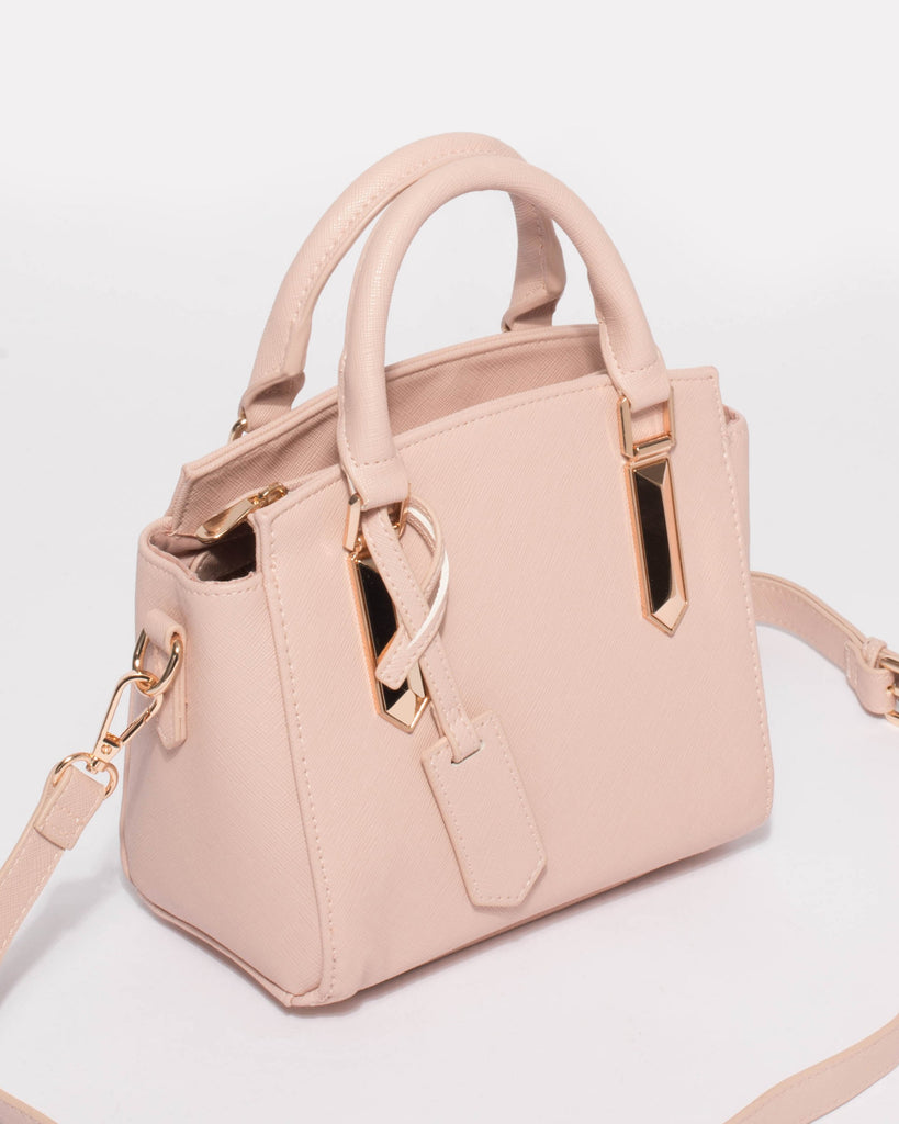 Pink Carlie Mini Tote Bag