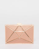 Multi Colour Geometric Clutch Bag