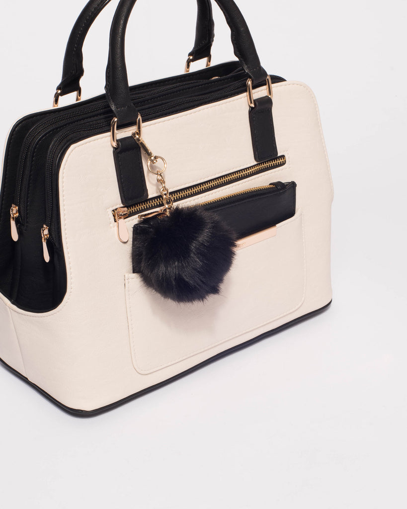 Monochrome Harriet Double Tote Bag With Gold Hardware