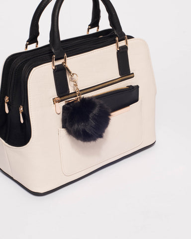 Monochrome Harriet Double Tote Bag With Gold Hardware