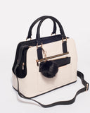 Monochrome Harriet Double Tote Bag With Gold Hardware
