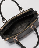 Black Audrey Structured Tote Bag