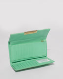 Green Naomi Lock Wallet