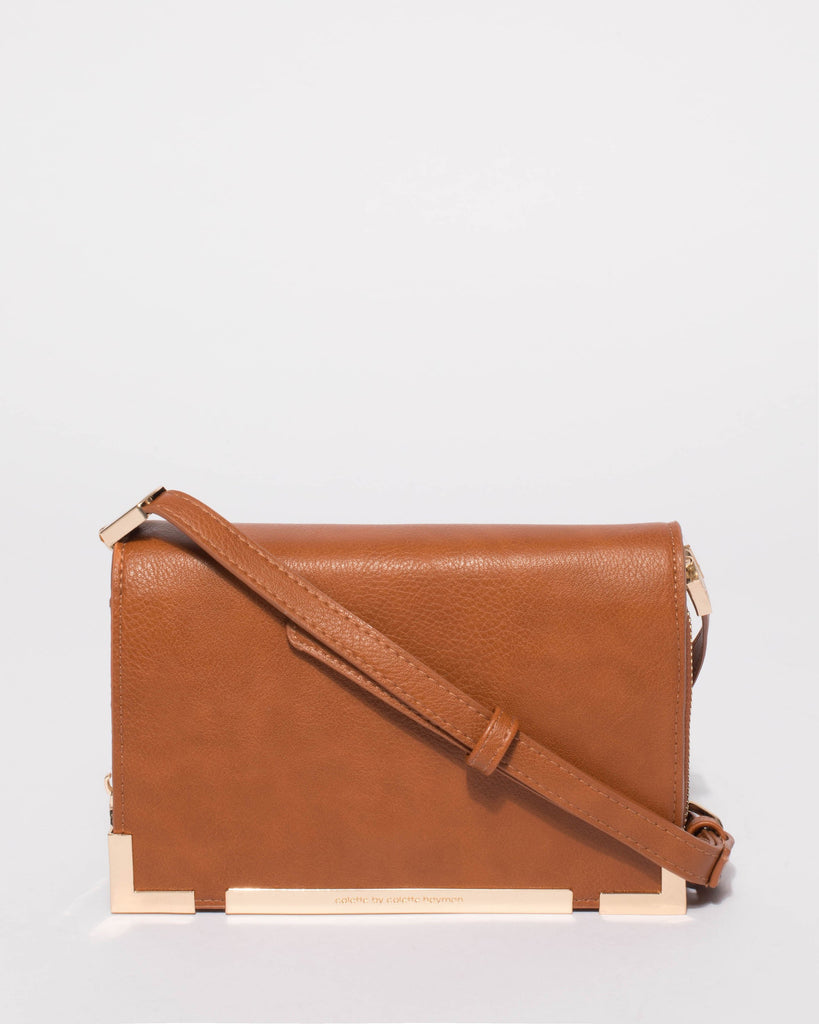 Smooth Tan Jaz Crossbody