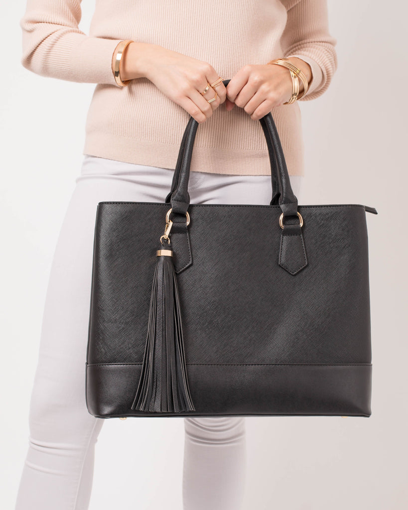 Black Maria Office Laptop Tote Bag