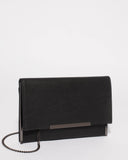 Black Brielle Clutch Bag