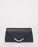 Navy Kelsey Evening Clutch Bag