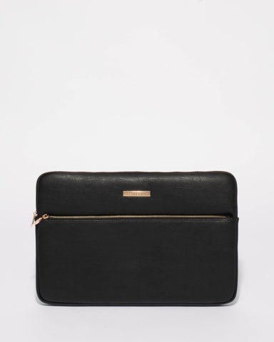 Black Smooth 15 Inch Laptop Case