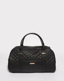 Black Pu Workout Bag