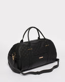 Black Pu Workout Bag