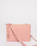 Margot Pink Leather Crossbody