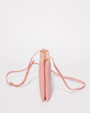 Margot Pink Leather Crossbody