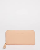 Charlize Nude Leather Wallet