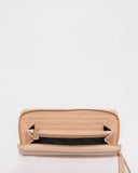 Charlize Nude Leather Wallet