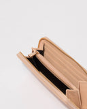Charlize Nude Leather Wallet