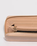 Charlize Nude Leather Wallet