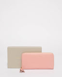 Charlize Pink Leather Wallet
