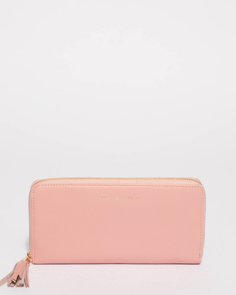 Charlize Pink Leather Wallet