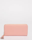Charlize Pink Leather Wallet