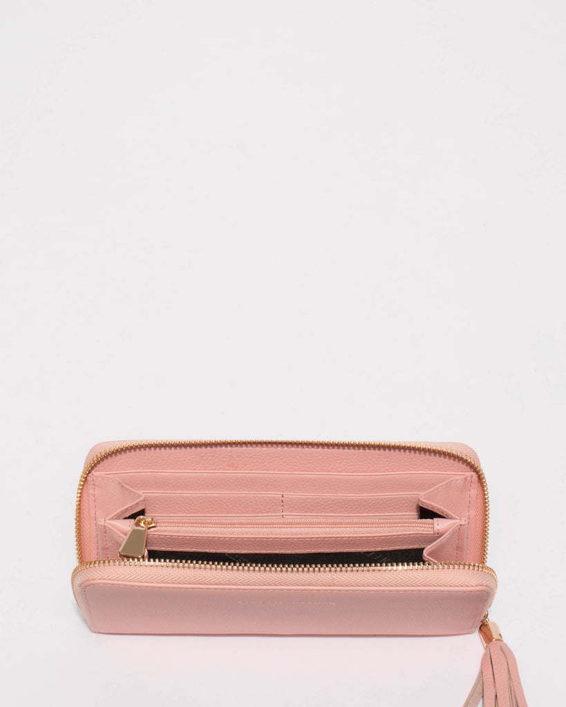 Charlize Pink Leather Wallet