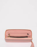 Charlize Pink Leather Wallet