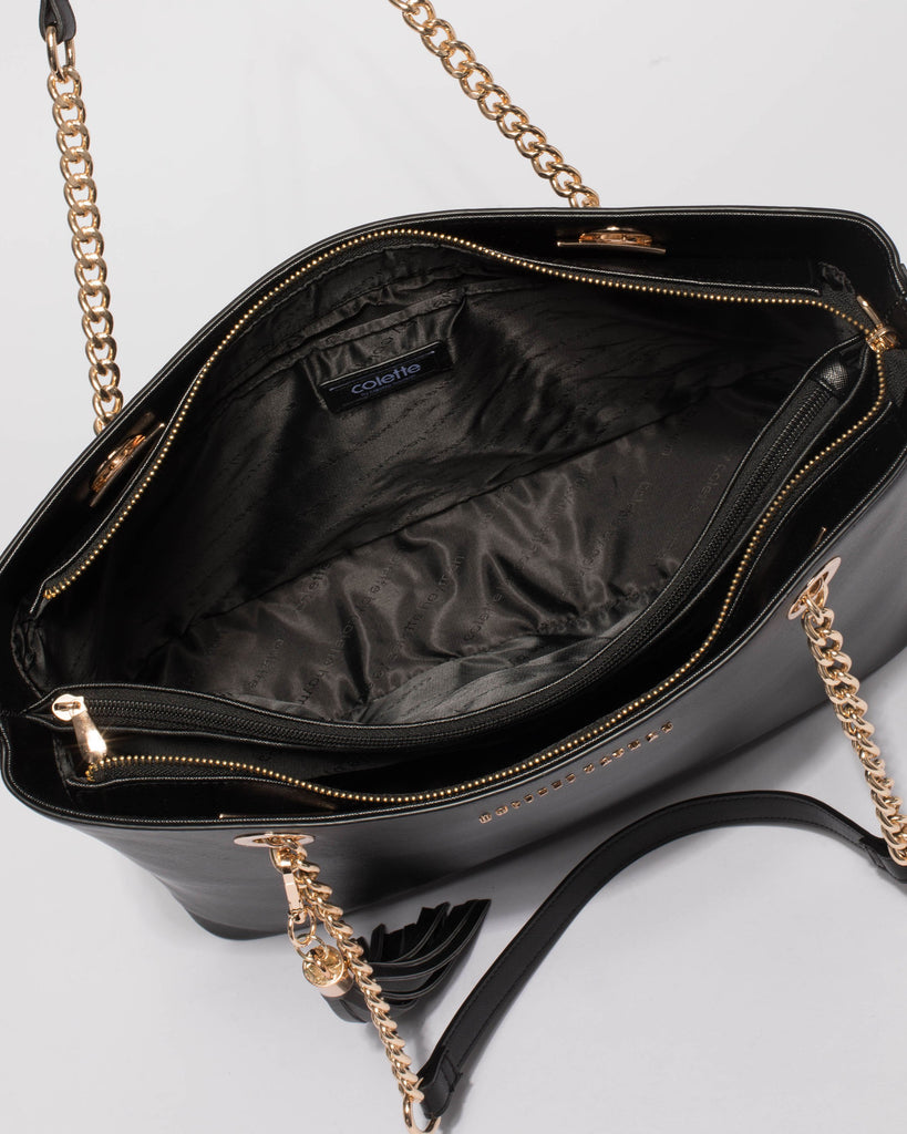 Black Colette Premium Tote Bag