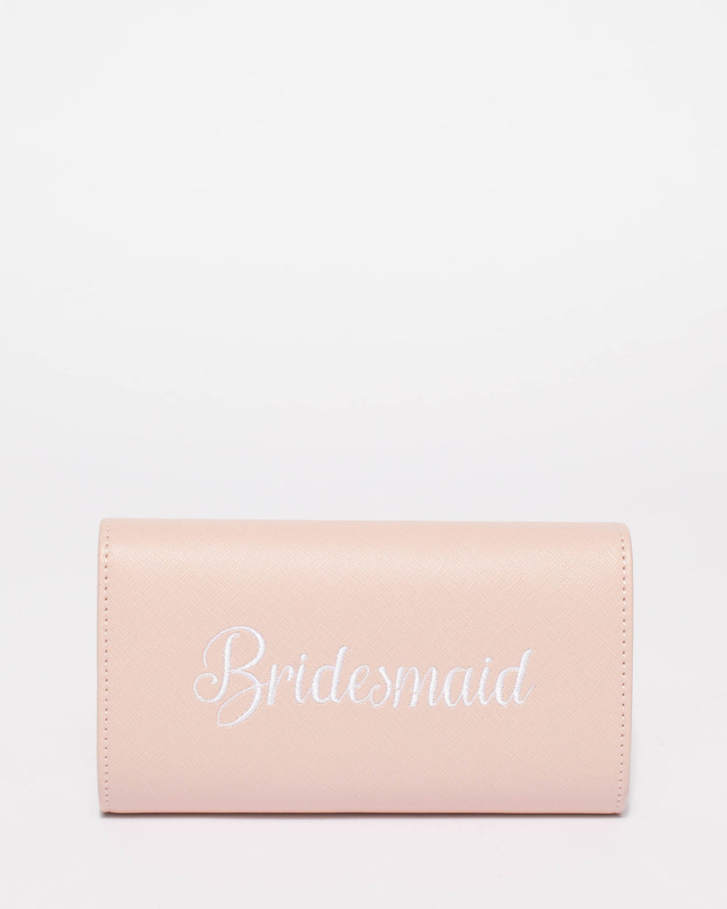 Pink Bridesmaid Cindy Clutch Bag