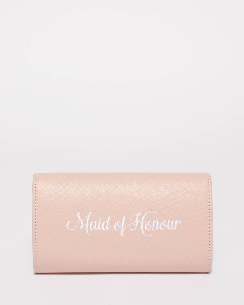 Pink Maid of Honour Cindy Clutch Bag