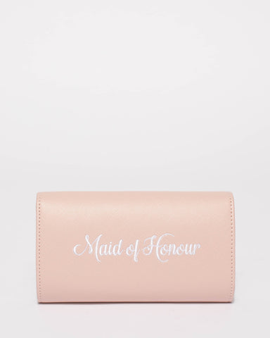 Pink Maid of Honour Cindy Clutch Bag