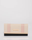 Ivory Pink Natalie Panel Wallet